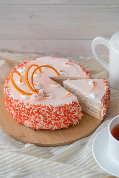 Торт «Йогуртово-персиковый»